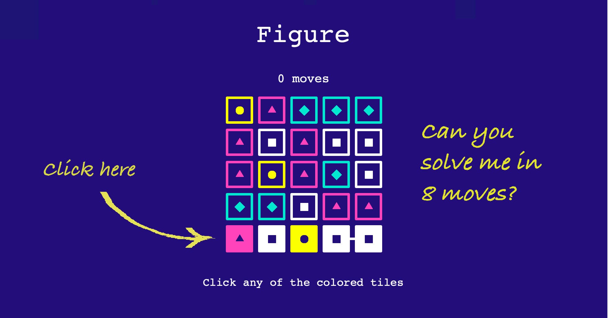 Create a puzzle game using Python Turtle